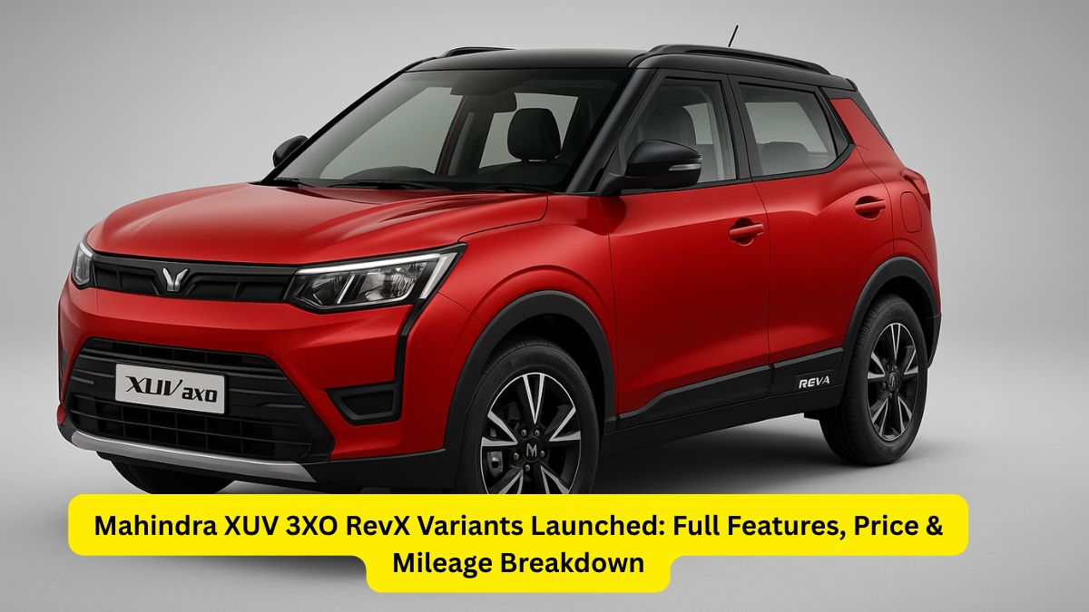 Mahindra XUV 3XO RevX Explained What’s New, Prices, Features & Variants