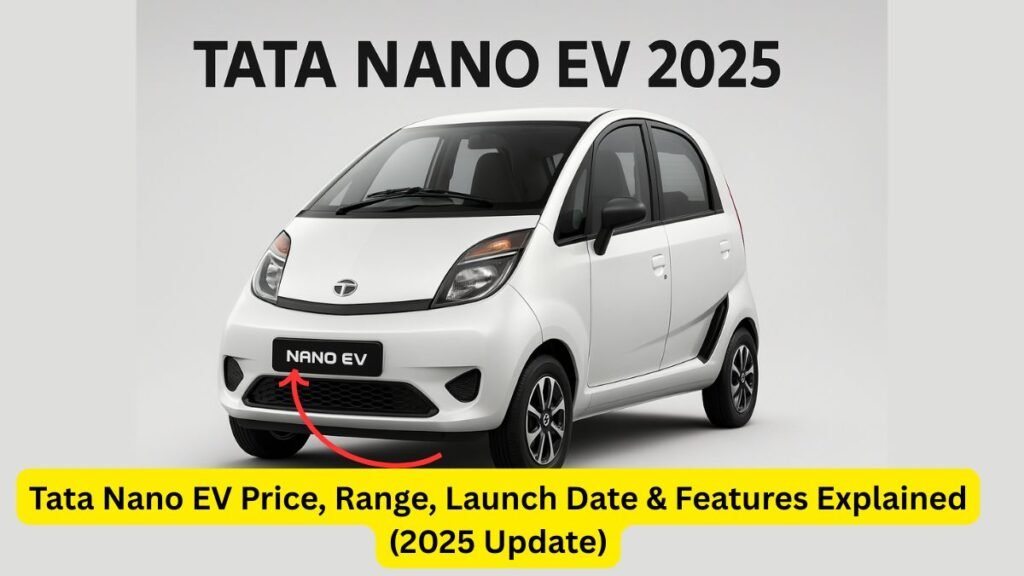 Tata Nano EV 2025 India’s Most Affordable Electric Car is Coming Soon