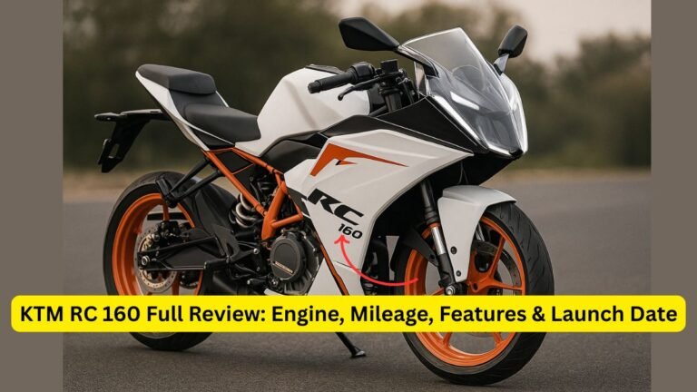 KTM RC 160 Expected Launch, Price & Specifications in India