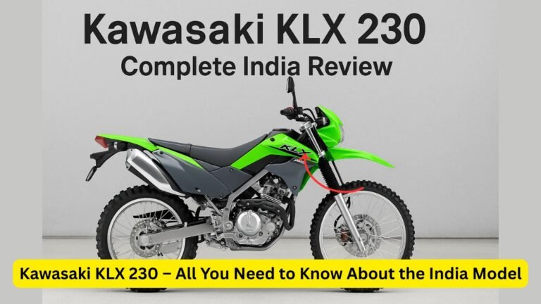 Kawasaki KLX 230 India Review – Price, Specs, Mileage, and Features