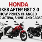 Honda Bikes After GST 2.0 How Prices Changed for Activa, Shine, and CB350