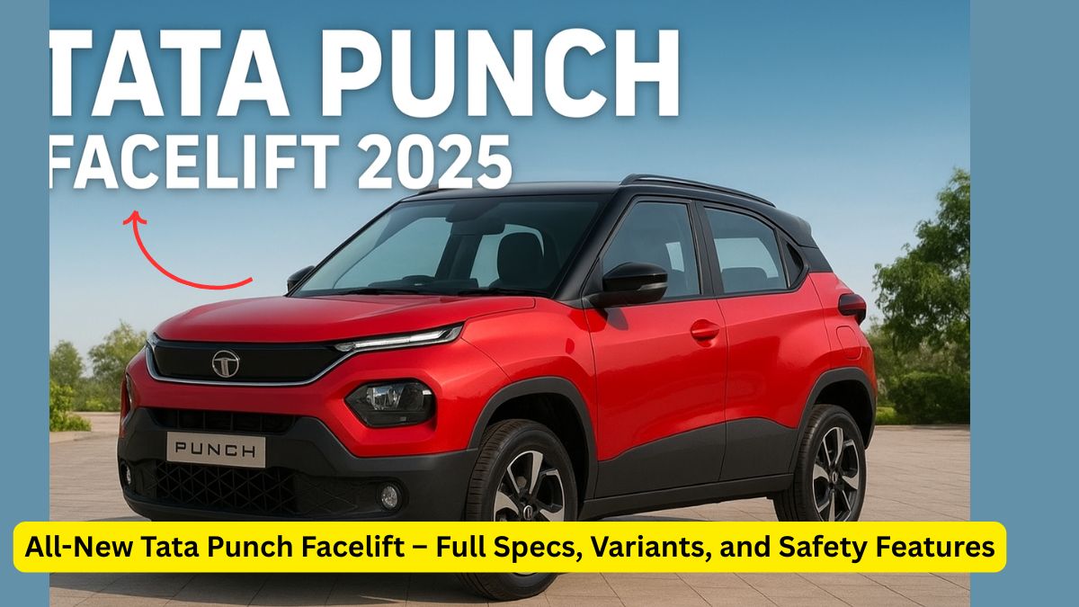 Tata Punch Facelift 2025 – Complete Details, Features, and Pricing