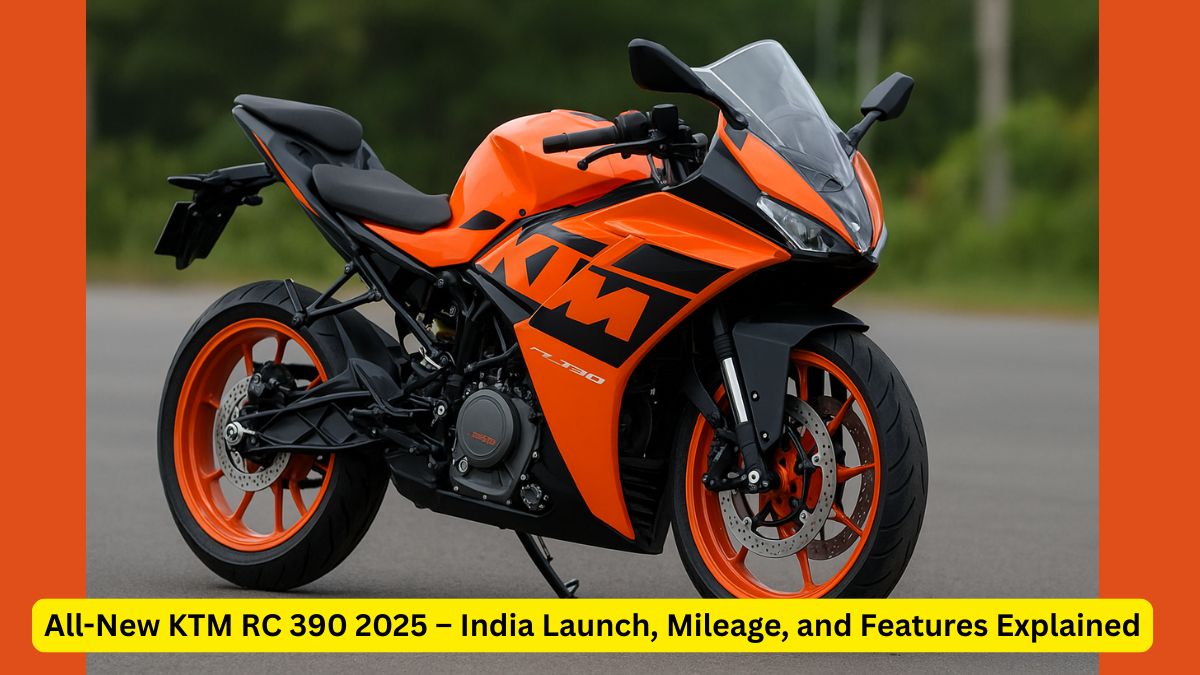 KTM RC 390 2025 Price in India, Mileage, Top Speed, and Full Specifications