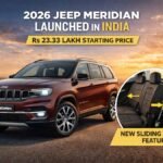 2026 Jeep Meridian Launched in India Rs 23.33 Lakh Starting Price with New Sliding 2nd Row Feature